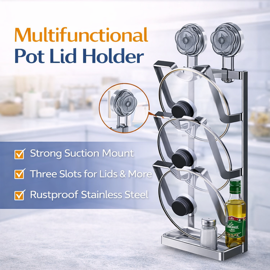 Multifunctional Pot Lid Holder