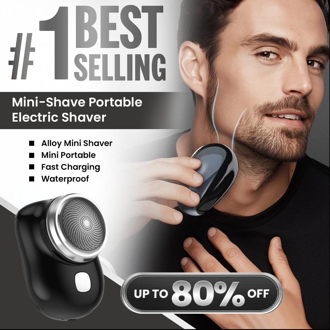 ⏰Last Day Promotion: 80% OFF🔥 LIMETOW® Mini-Shave Portable Electric Shaver