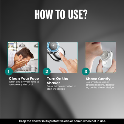 ⏰Last Day Promotion: 80% OFF🔥 LIMETOW® Mini-Shave Portable Electric Shaver