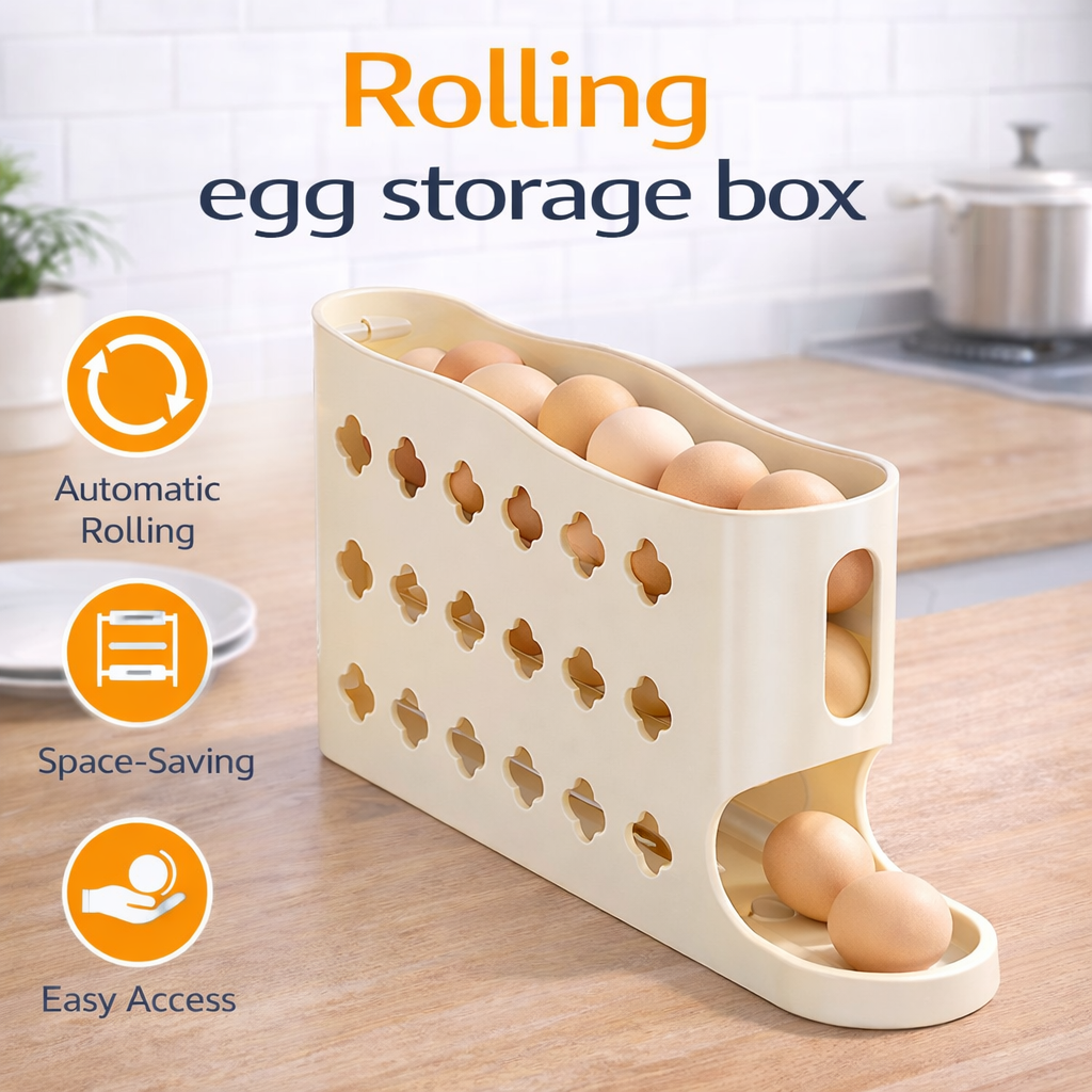 Rolling Egg Storage Box