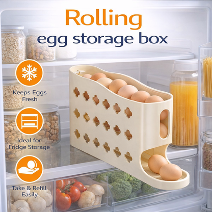 Rolling Egg Storage Box