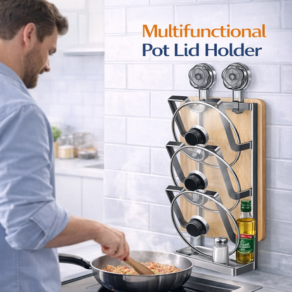 Multifunctional Pot Lid Holder