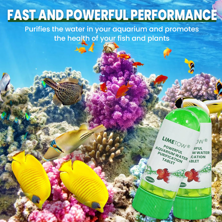 LIMETOW® Powerful Aquarium Water Purification Tablet