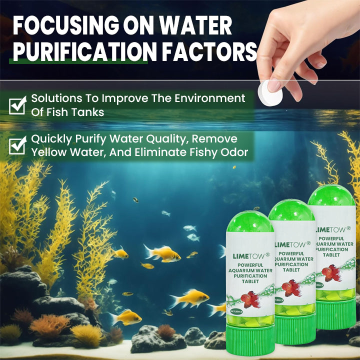 LIMETOW® Powerful Aquarium Water Purification Tablet